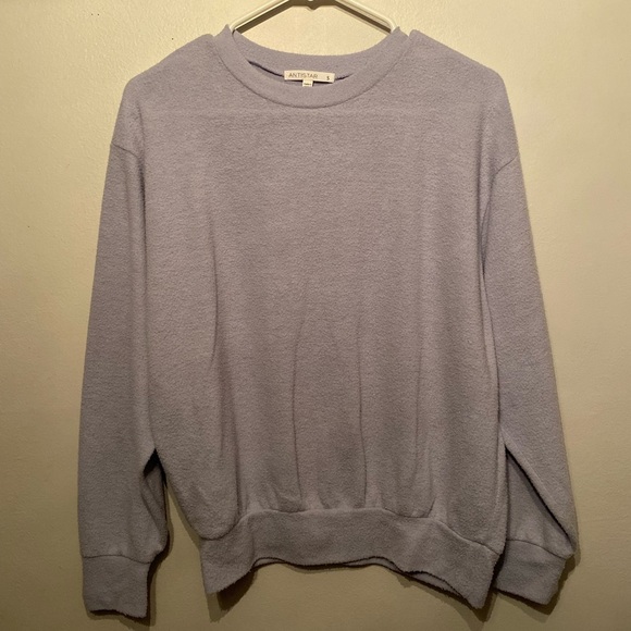 ANTISTAR , Blue Gray Crewneck Sweater - Small - Picture 1 of 3